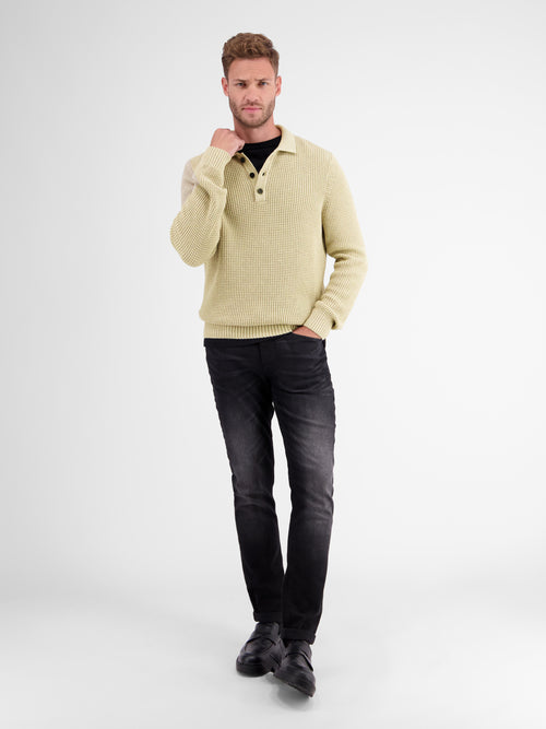 Lerros Langarm Strickpolo 50% Rabatt mit kostenlosem Versand