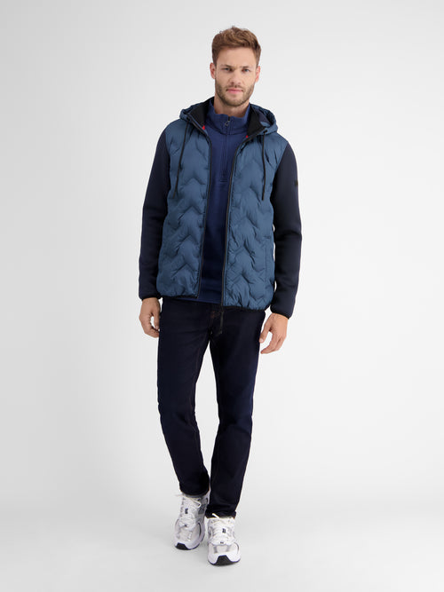 Lerros Sweatjacke mit Nylonfront Speichern exportieren