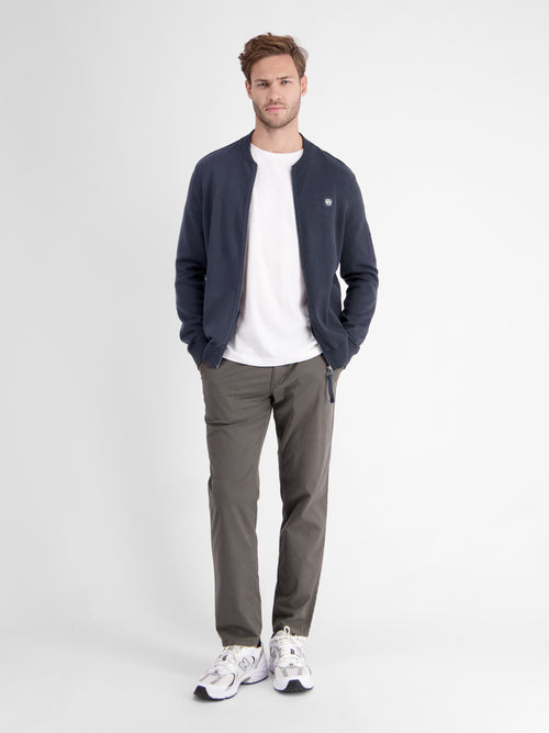 Lerros Strickjacke mit College Kragen für Herren Black Friday Preise