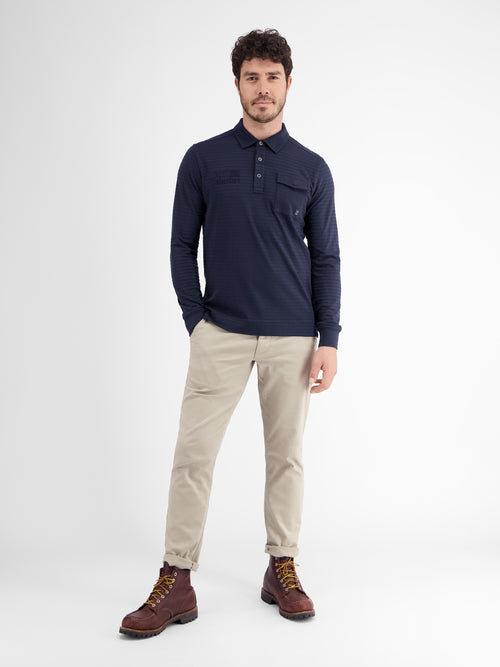 Lerros Longsleeve-Polo. gestreift Rabatte dieses Monats