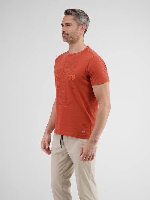Lerros T-Shirt mit Brust-Print Outlet
