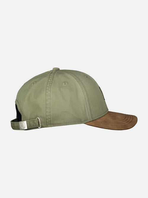 Lerros Basecap aus Canvas, mit Kunstlederschirm Kostenloser Versand