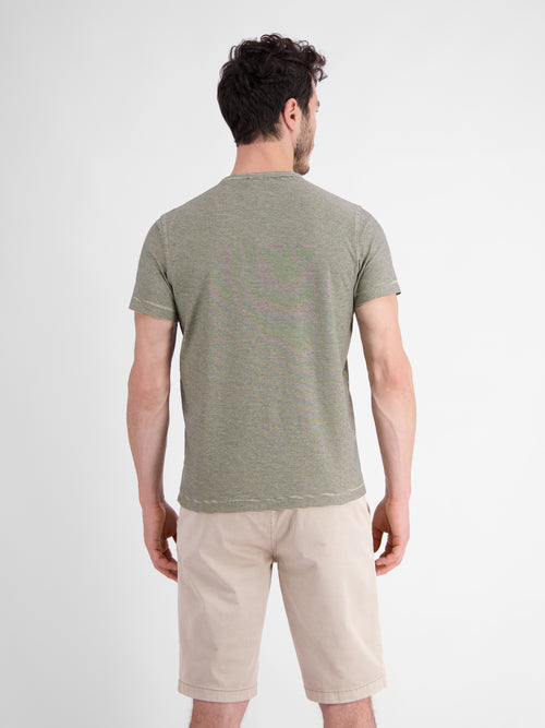 Lerros Gestreiftes Serafino-Shirt für Herren Saisonschlussverkauf