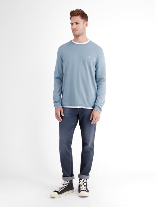 Lerros Rundhalspullover Flachstrick Osterangebot