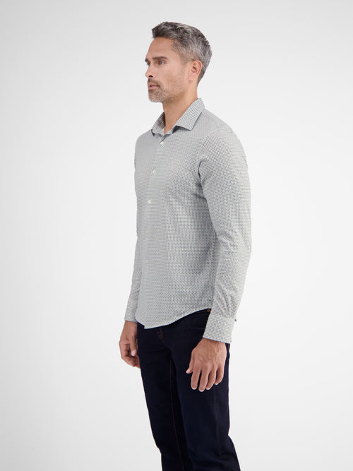 Lerros Jerseyhemd mit Minimalprint Lagerräumung