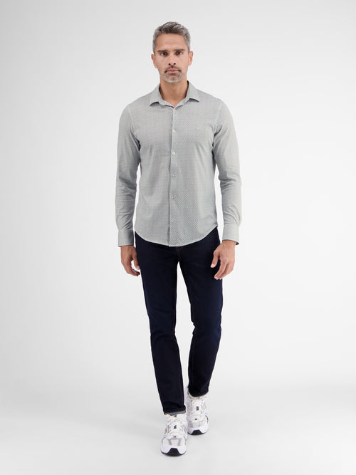 Lerros Jerseyhemd mit Minimalprint Lagerräumung