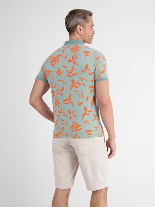 Lerros Poloshirt mit floralem Druck Blitzangebot