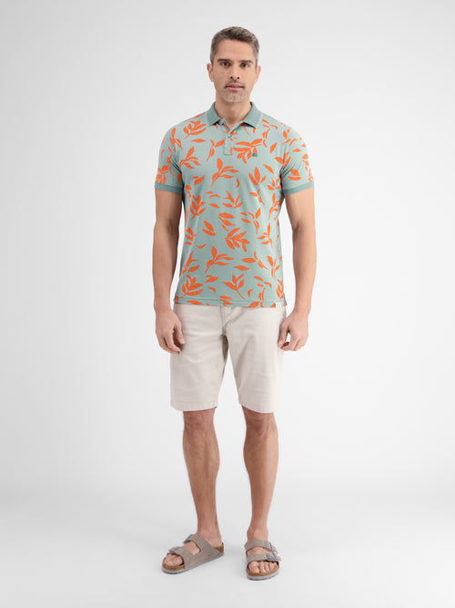 Lerros Poloshirt mit floralem Druck Blitzangebot