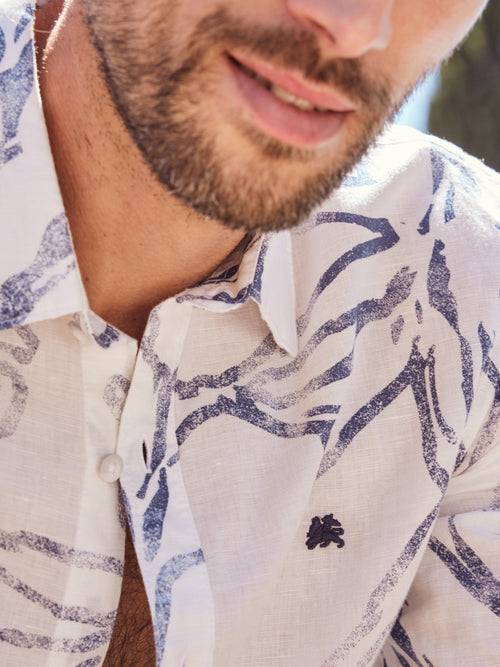Lerros Sommerlich, leichtes Langarmhemd mit floralem Print Bestseller