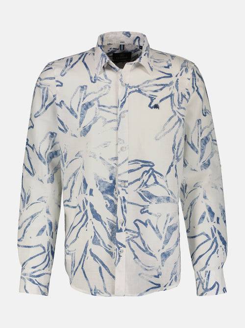 Lerros Sommerlich, leichtes Langarmhemd mit floralem Print Bestseller