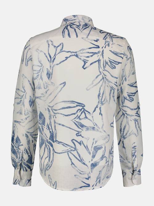 Lerros Sommerlich, leichtes Langarmhemd mit floralem Print Bestseller
