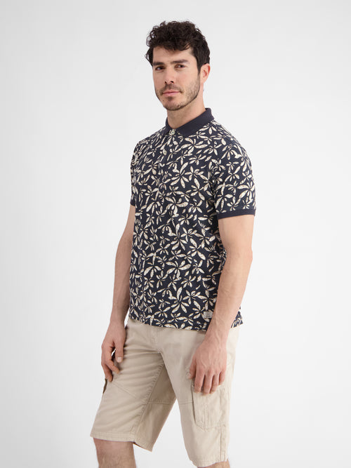 Lerros Herren Poloshirt mit floralem Druck JETZT KAUFEN