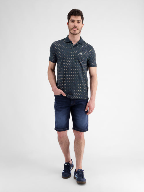 Lerros Poloshirt mit Punkt-Print Sonderangebot der Fabrik