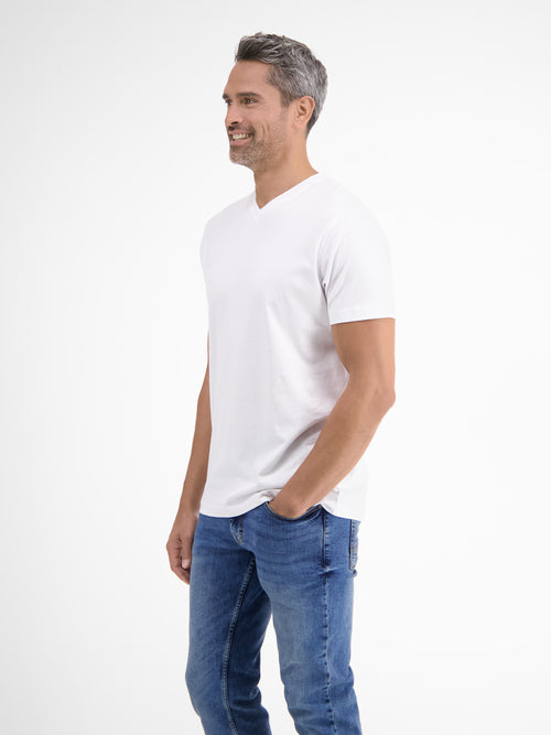 Lerros Doppelpack Herren T-Shirt, V-Neck in Premium Baumwollqualität Im Verkauf
