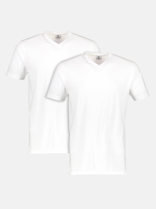 Lerros Doppelpack Herren T-Shirt, V-Neck in Premium Baumwollqualität Im Verkauf