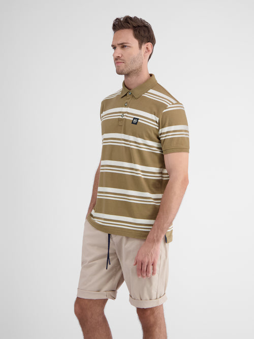 Lerros Gestreiftes Poloshirt für Herren im Angebot