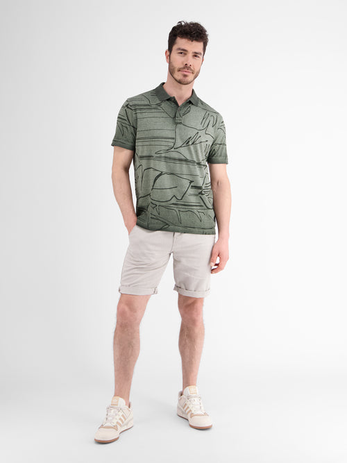 Lerros Poloshirt *Floral Lines* Black Friday