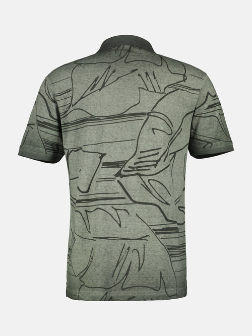 Lerros Poloshirt *Floral Lines* Black Friday