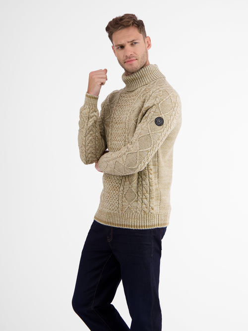 Lerros Jacquard-Rollkragenpullover Sonderangebote
