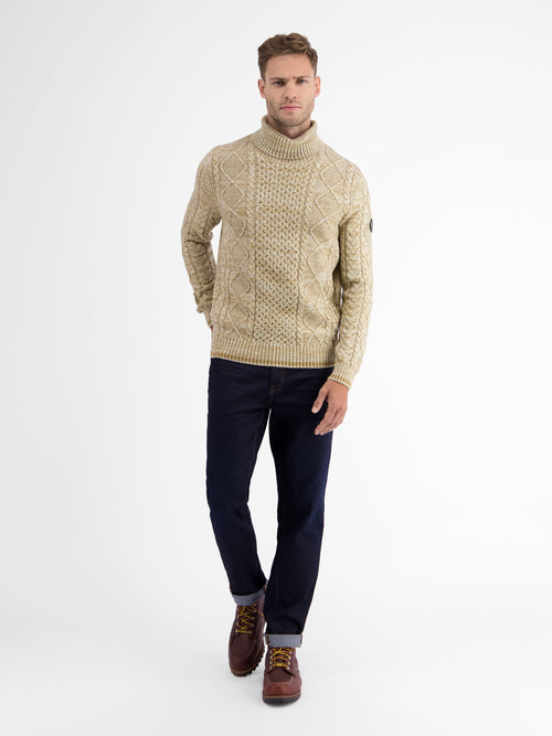 Lerros Jacquard-Rollkragenpullover Sonderangebote