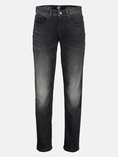 Lerros BAXTER 5-Pocket-Denim im Used-Look, RELAXED FIT, black Versandkostenfrei