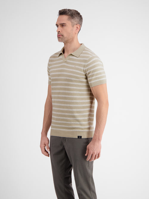 Lerros Gestreiftes Strickpoloshirt Flash Sale