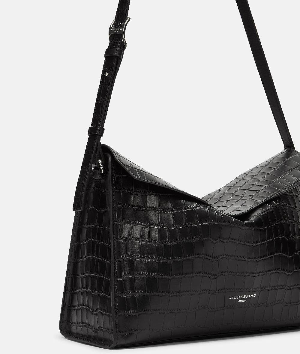 Liebeskind Berlin Kroko Lora Shoulder-Bag M 50% Rabatt für begrenzte Zeit
