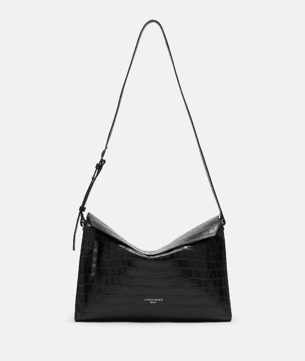 Liebeskind Berlin Kroko Lora Shoulder-Bag M 50% Rabatt für begrenzte Zeit