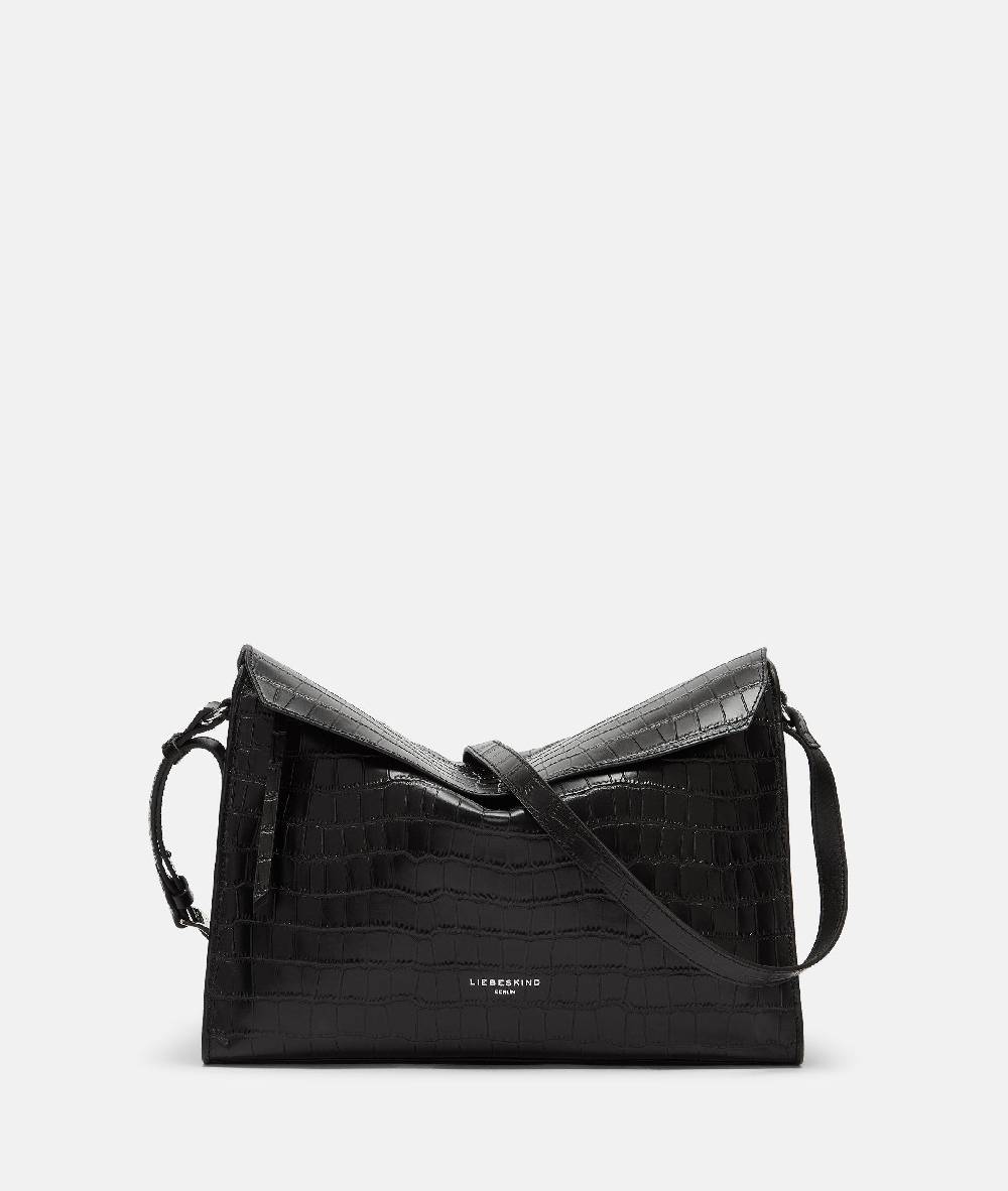 Liebeskind Berlin Kroko Lora Shoulder-Bag M 50% Rabatt für begrenzte Zeit