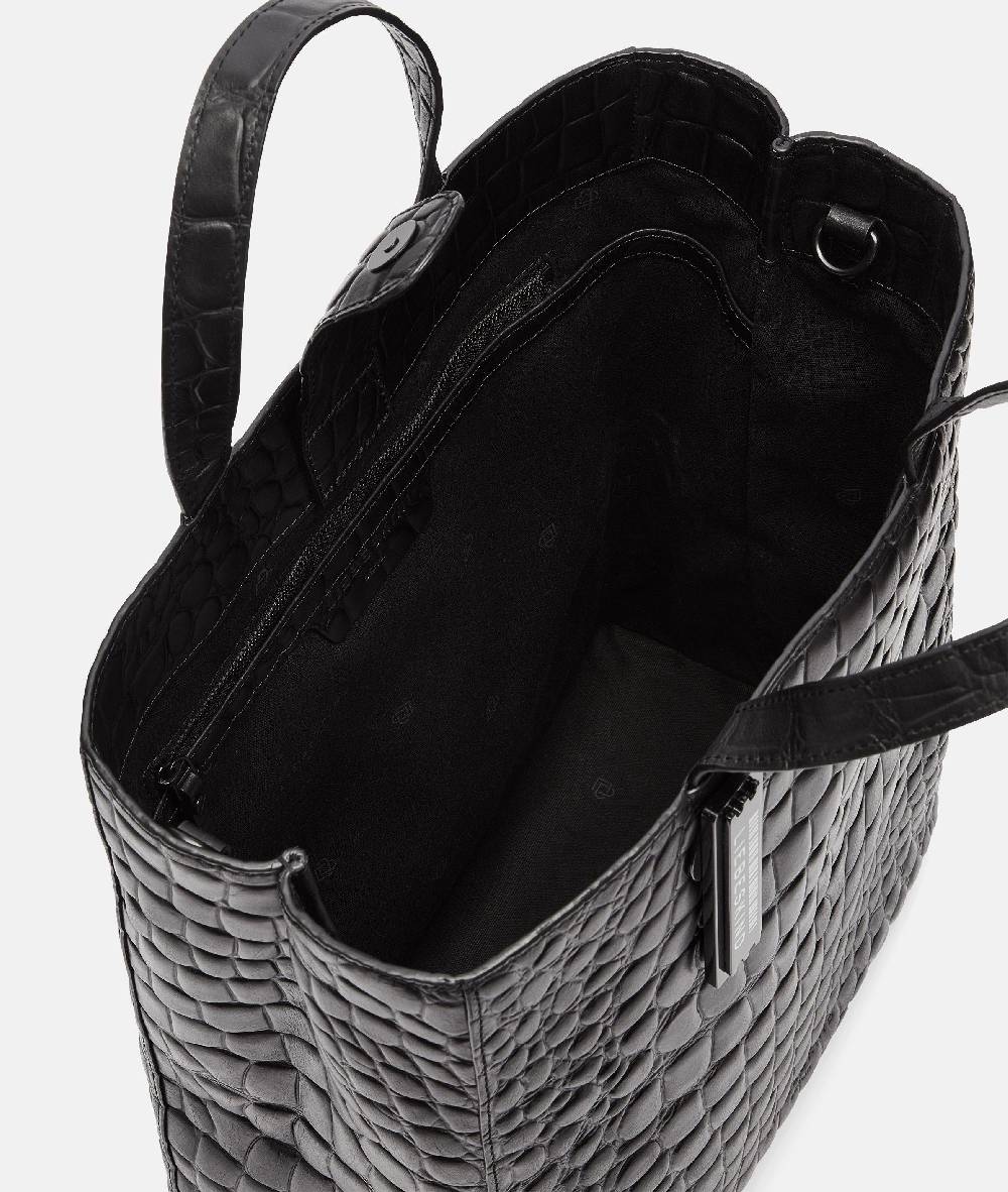 Liebeskind Berlin Kroko Paper Bag Tote M Bis zu 65% Rabatt