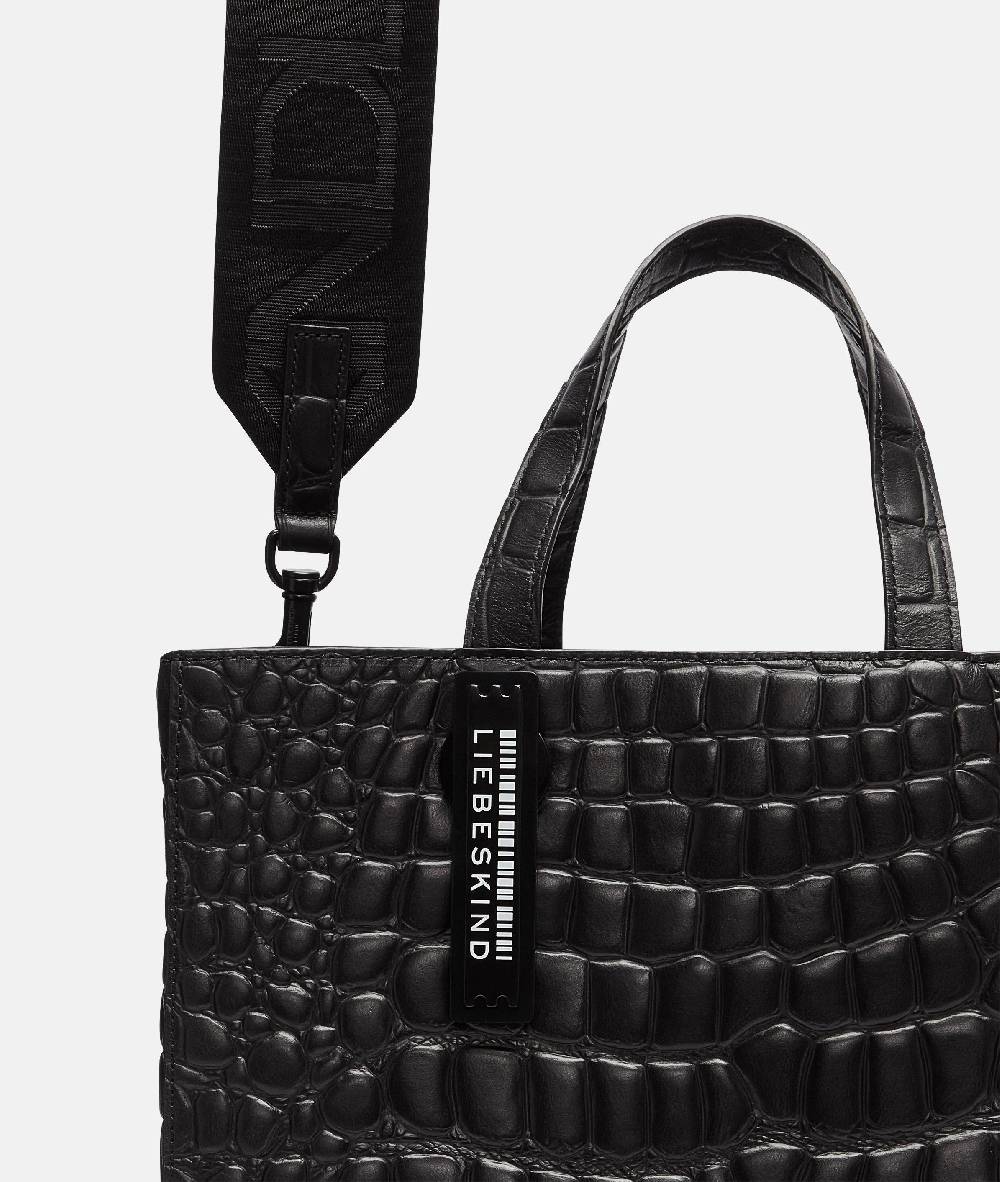 Liebeskind Berlin Kroko Paper Bag Tote M Bis zu 65% Rabatt