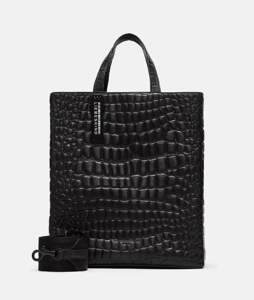 Liebeskind Berlin Kroko Paper Bag Tote M Bis zu 65% Rabatt