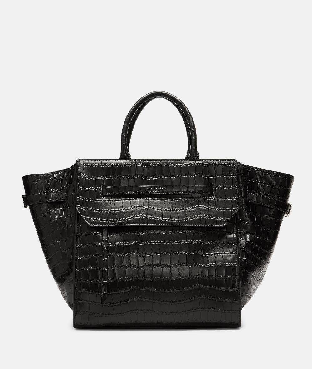Liebeskind Berlin Kroko Lora Satchel L Kostenloser Versand