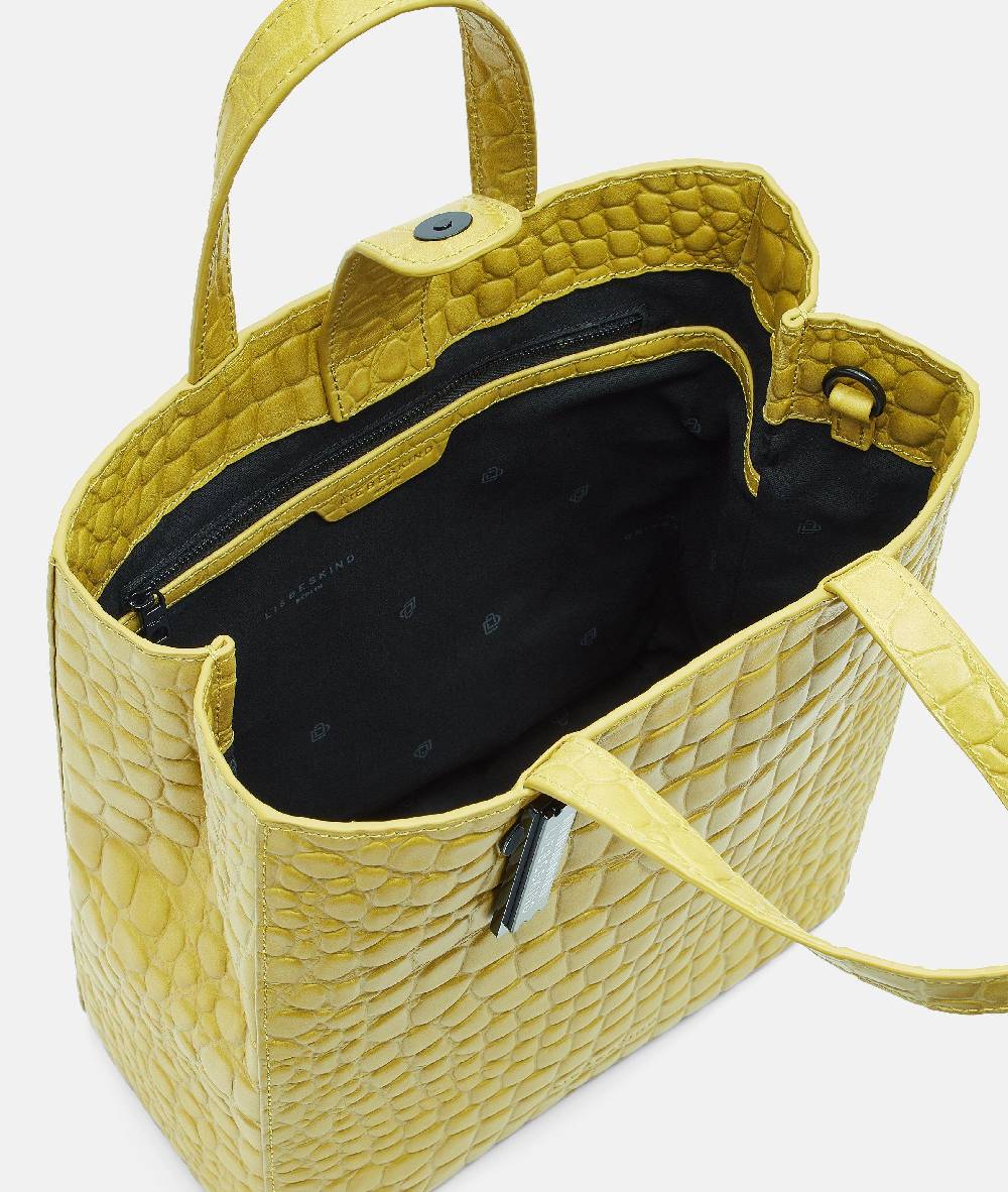 Liebeskind Berlin Kroko Paper Bag Tote M Kostenlose Rückgabe