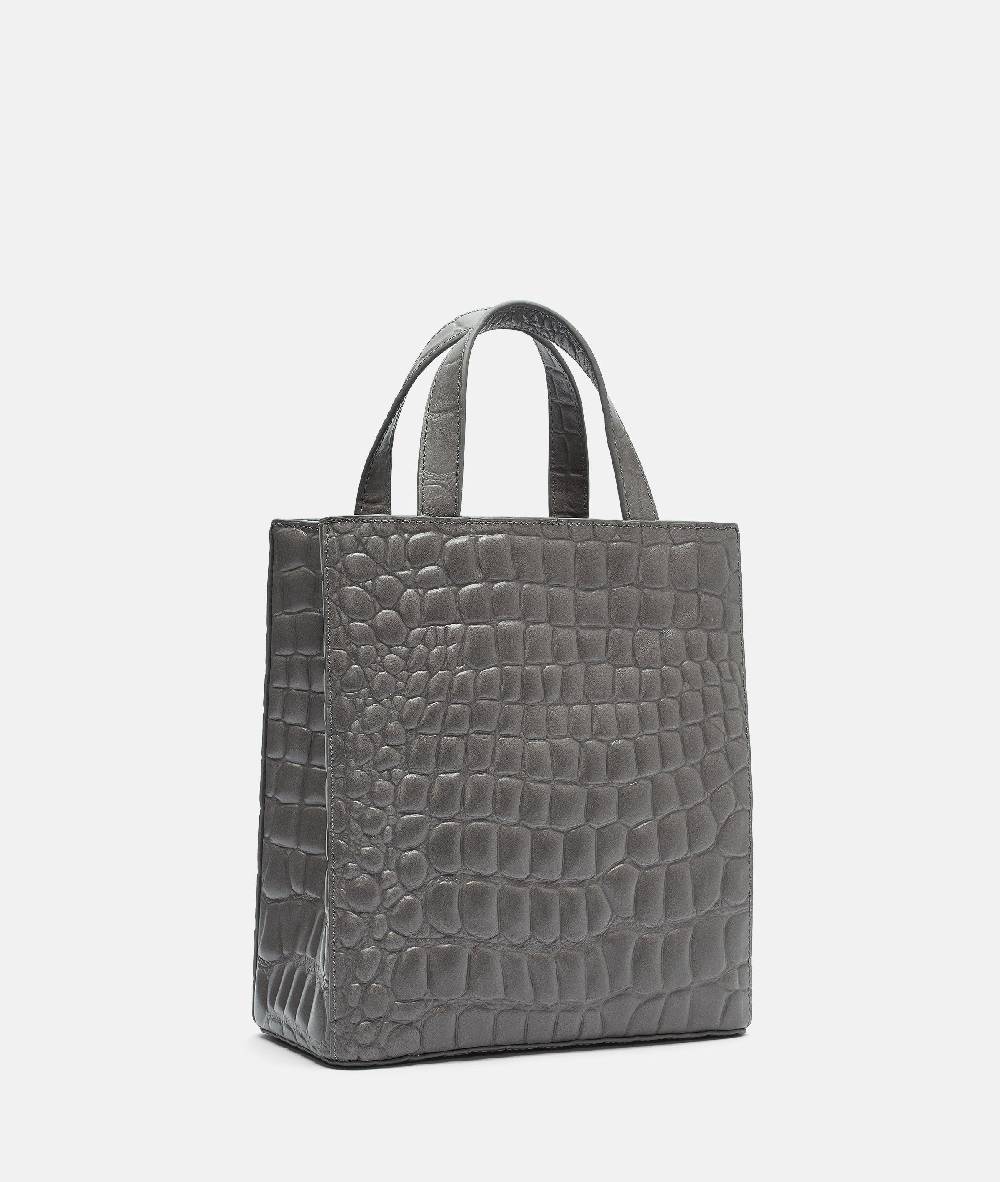 Liebeskind Berlin Kroko Paper Bag Tote S Speichern exportieren