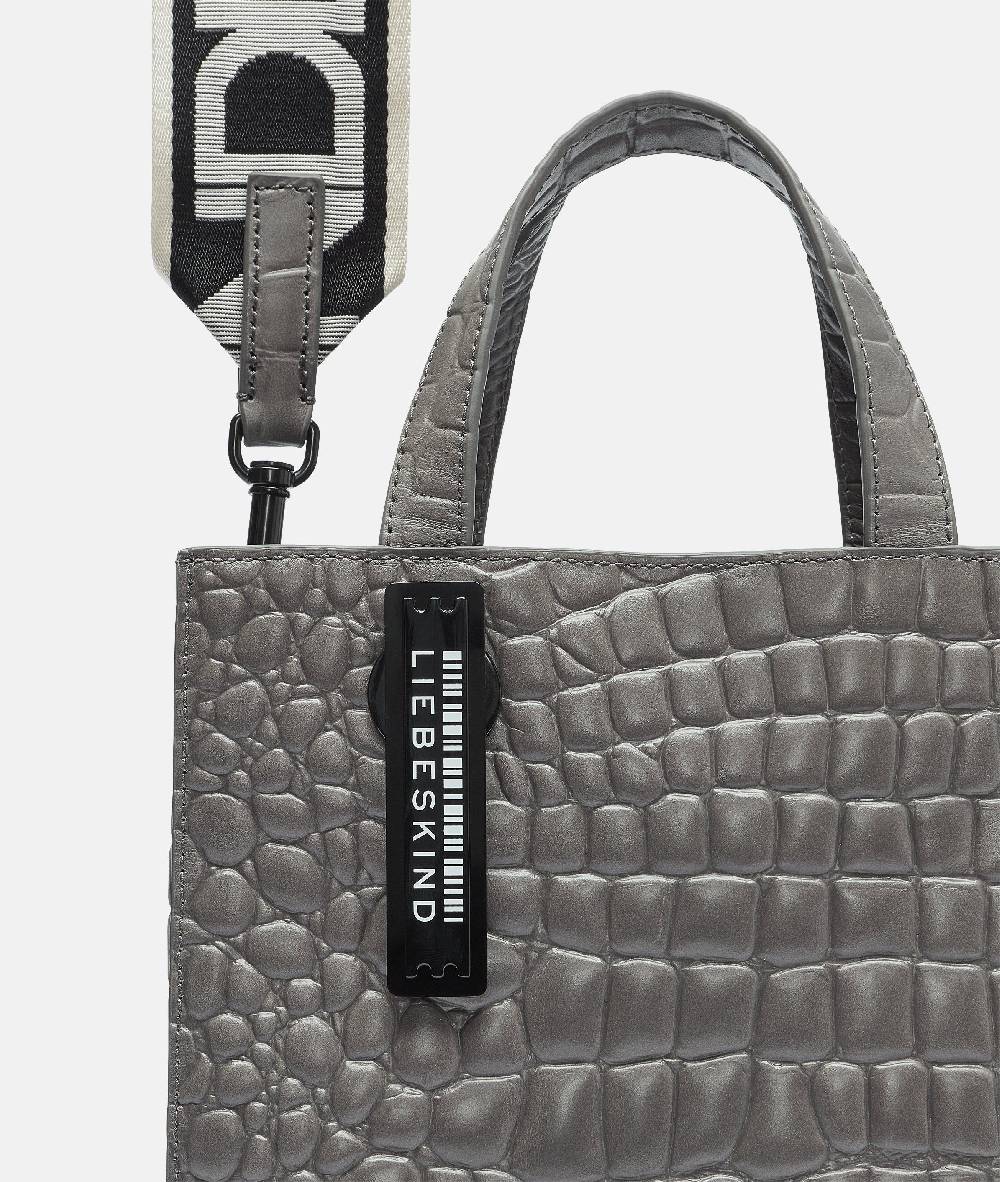 Liebeskind Berlin Kroko Paper Bag Tote S Speichern exportieren