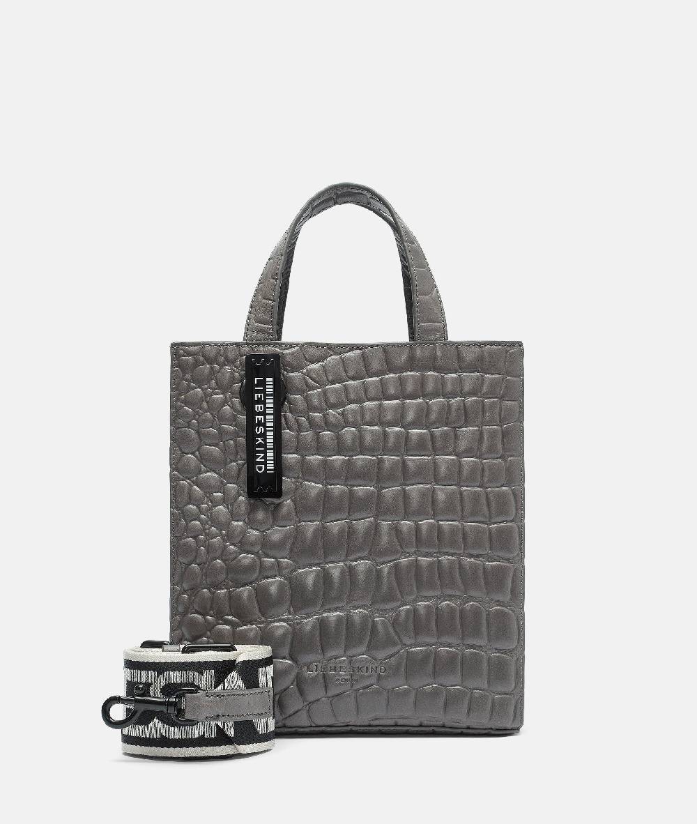 Liebeskind Berlin Kroko Paper Bag Tote S Speichern exportieren