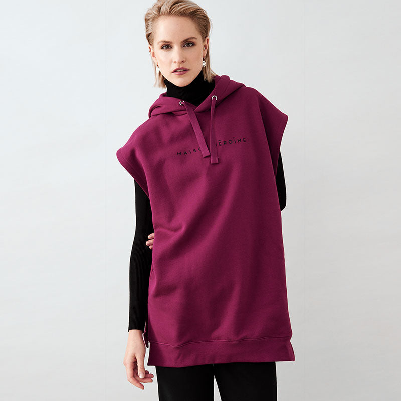 Maison Héroïne HĒROÏNE OVERSIZED HOODIE VEST Exklusive Angebote