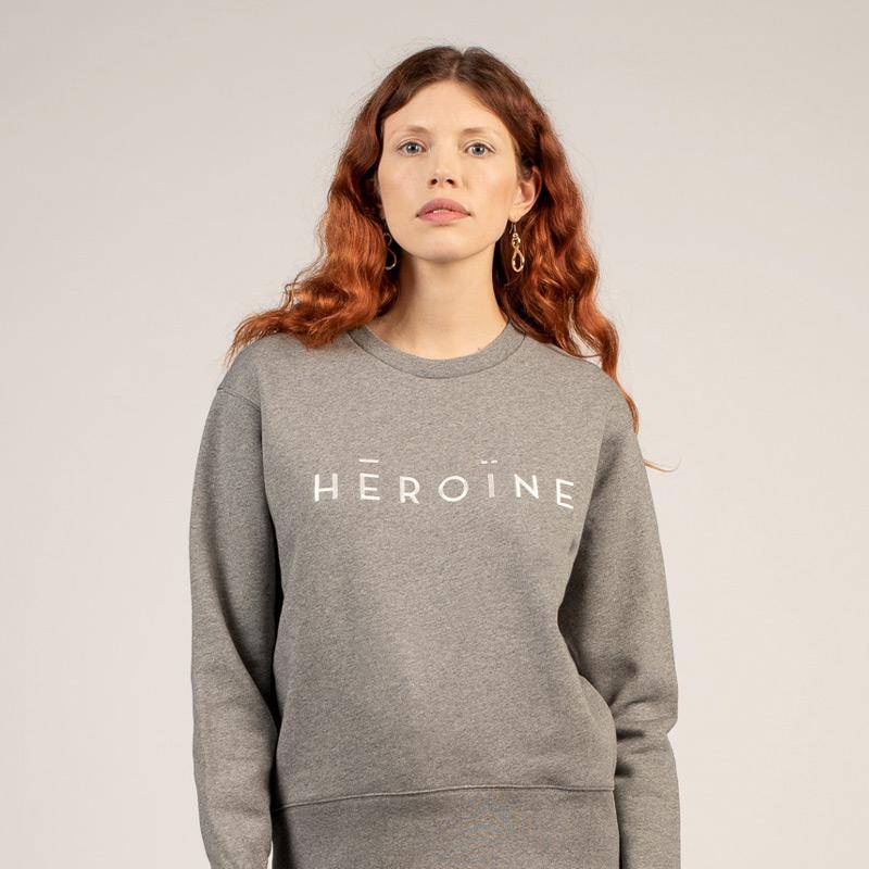 Maison Héroïne SWEATER GREY Saisonale Angebote