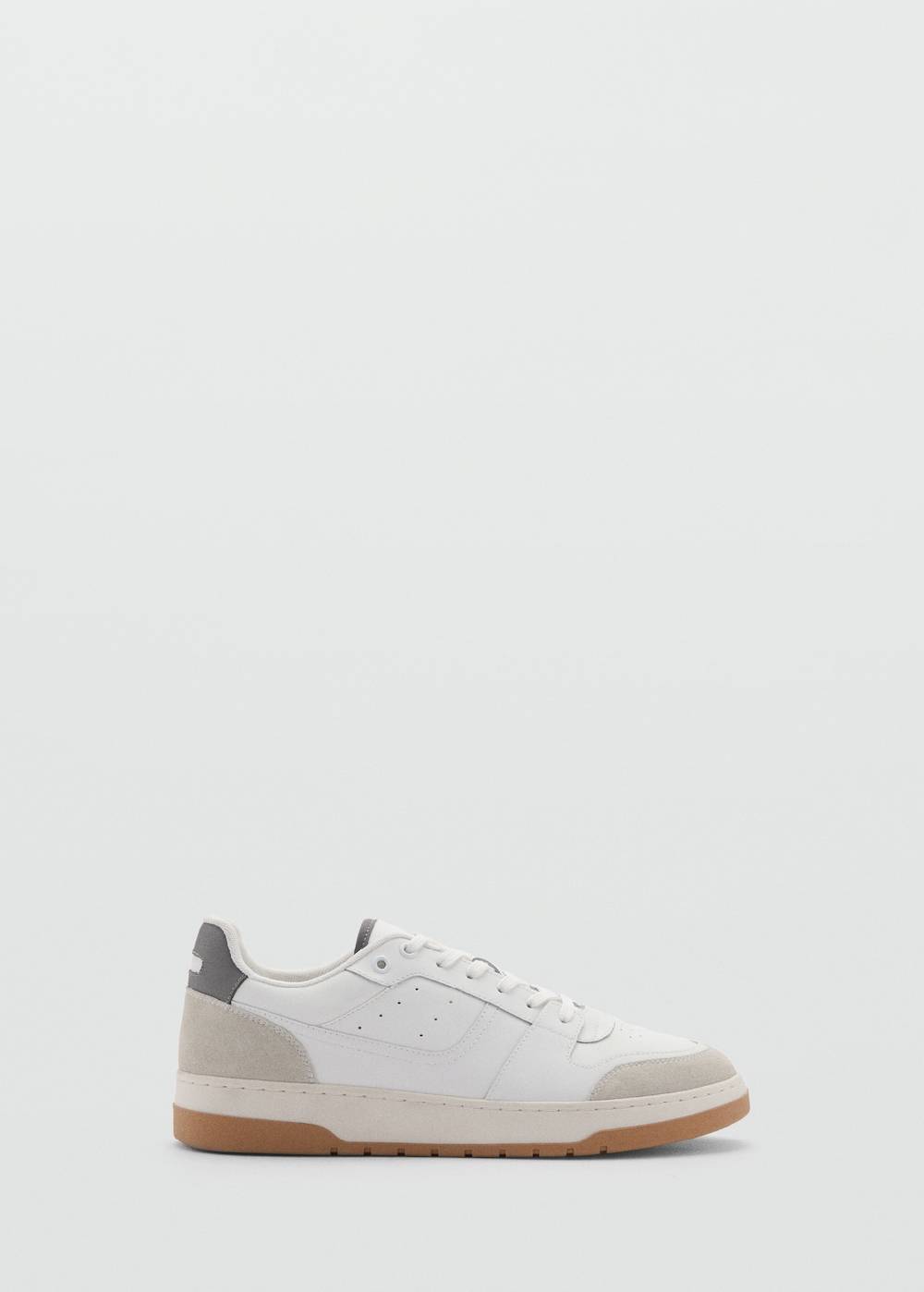 Mango Sneakers mit kontrastierenden Lederdetails Auslauf