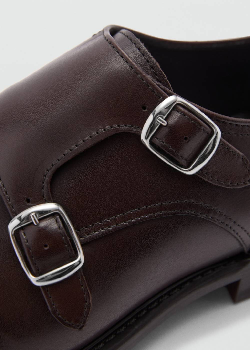 Mango Anzugschuhe aus Leder Verkauf