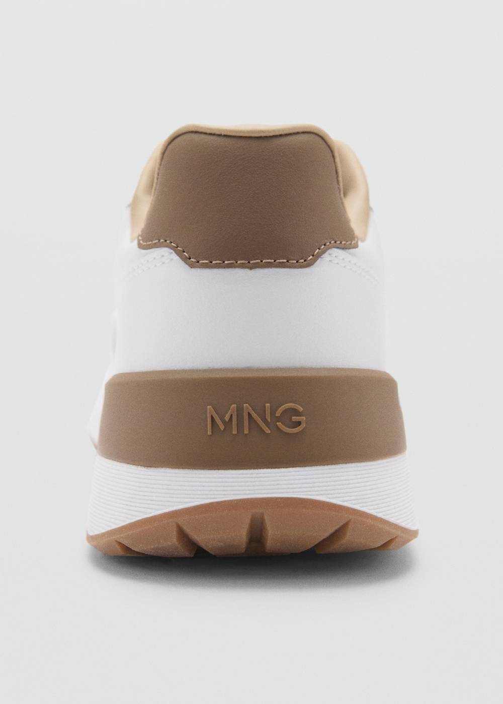 Mango Sneakers mit kontrastierenden Lederdetails im Angebot