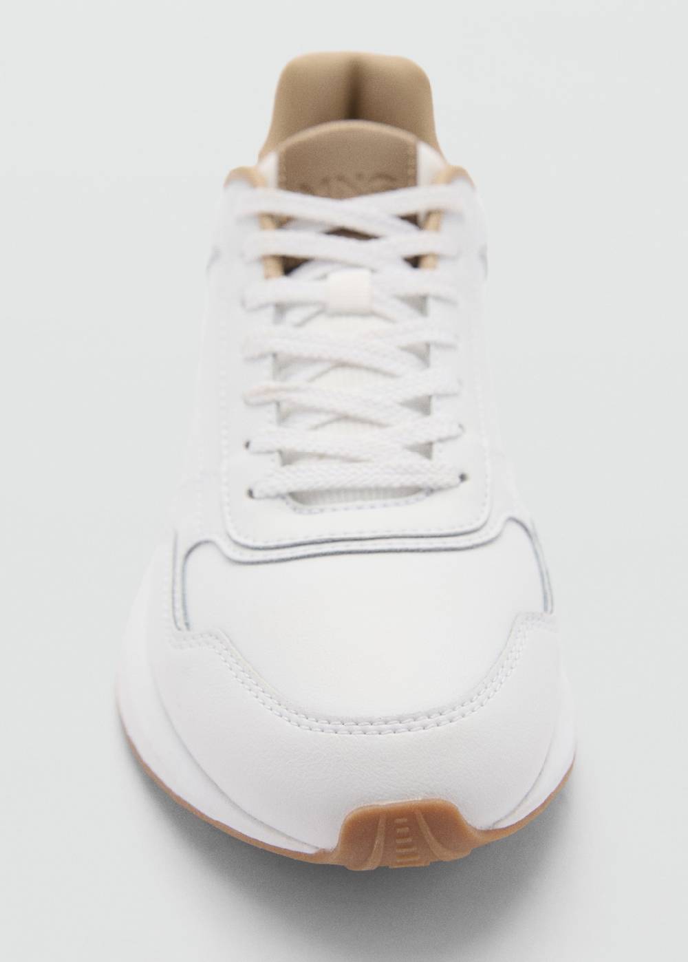 Mango Sneakers mit kontrastierenden Lederdetails im Angebot