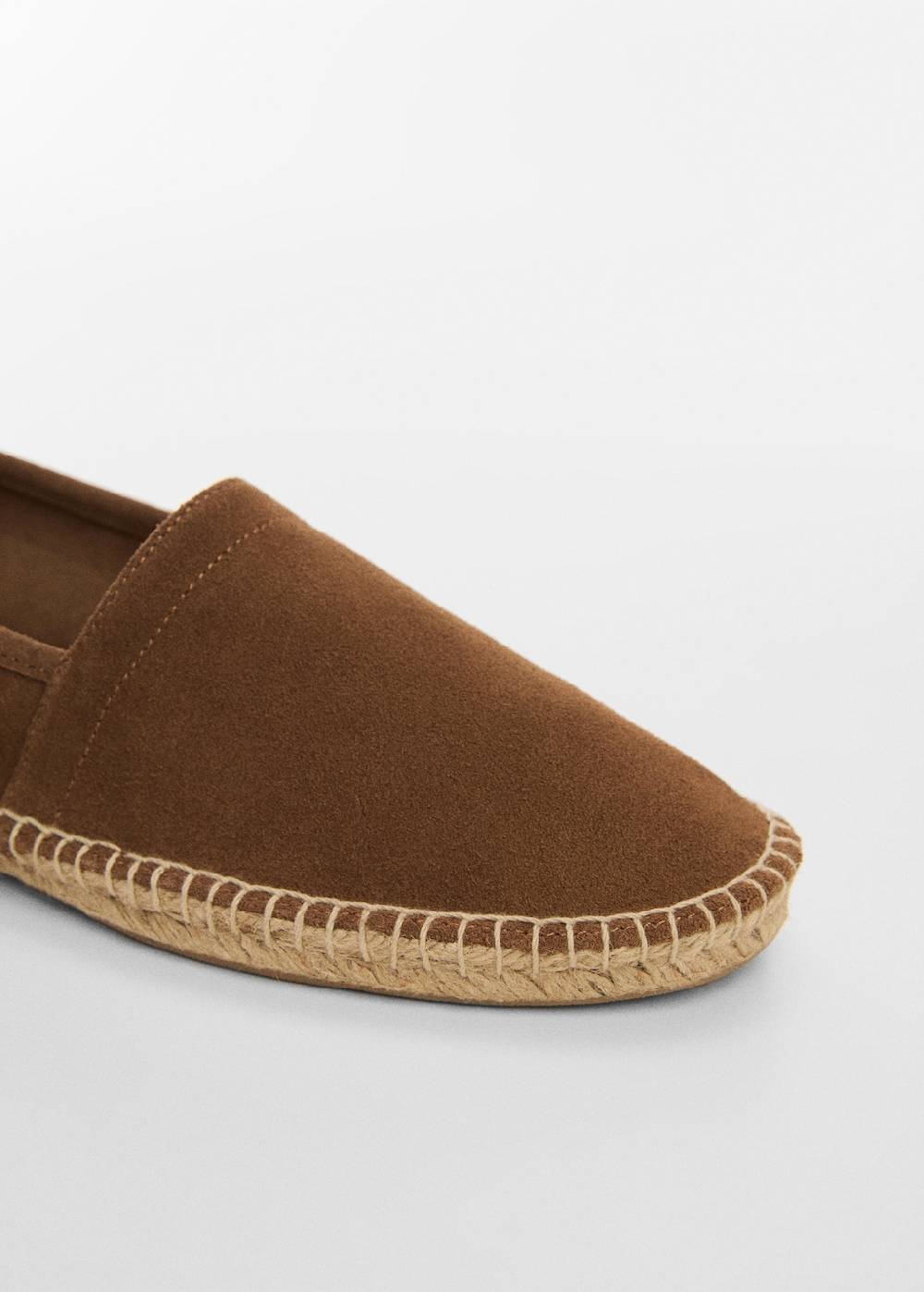 Mango Espadrille aus Rauleder und Jute Sonderangebot