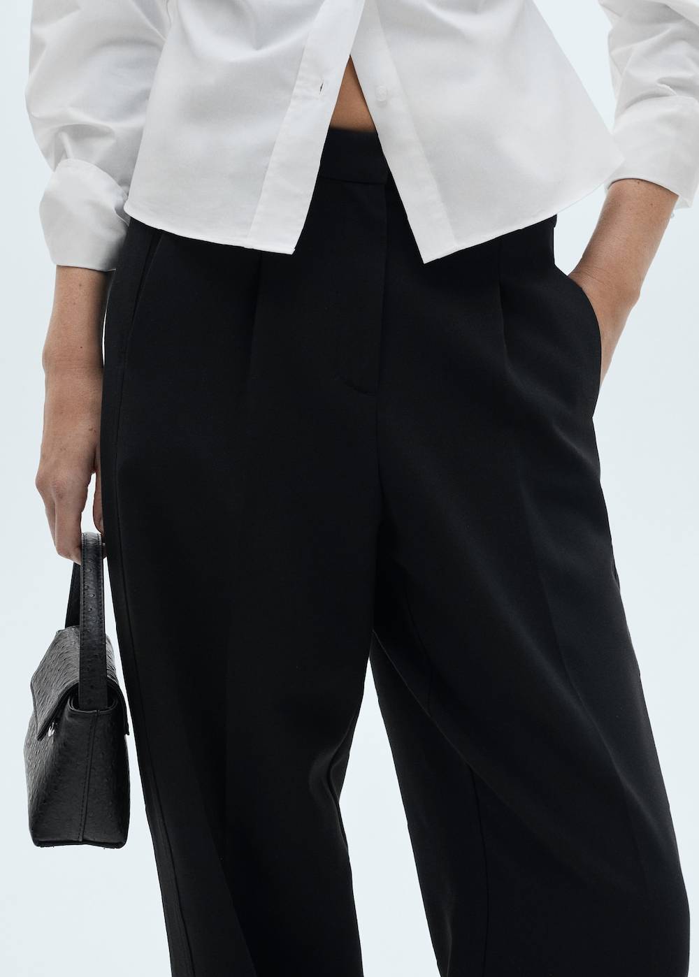 Mango Gerade Bundfaltenhose Flash Sale