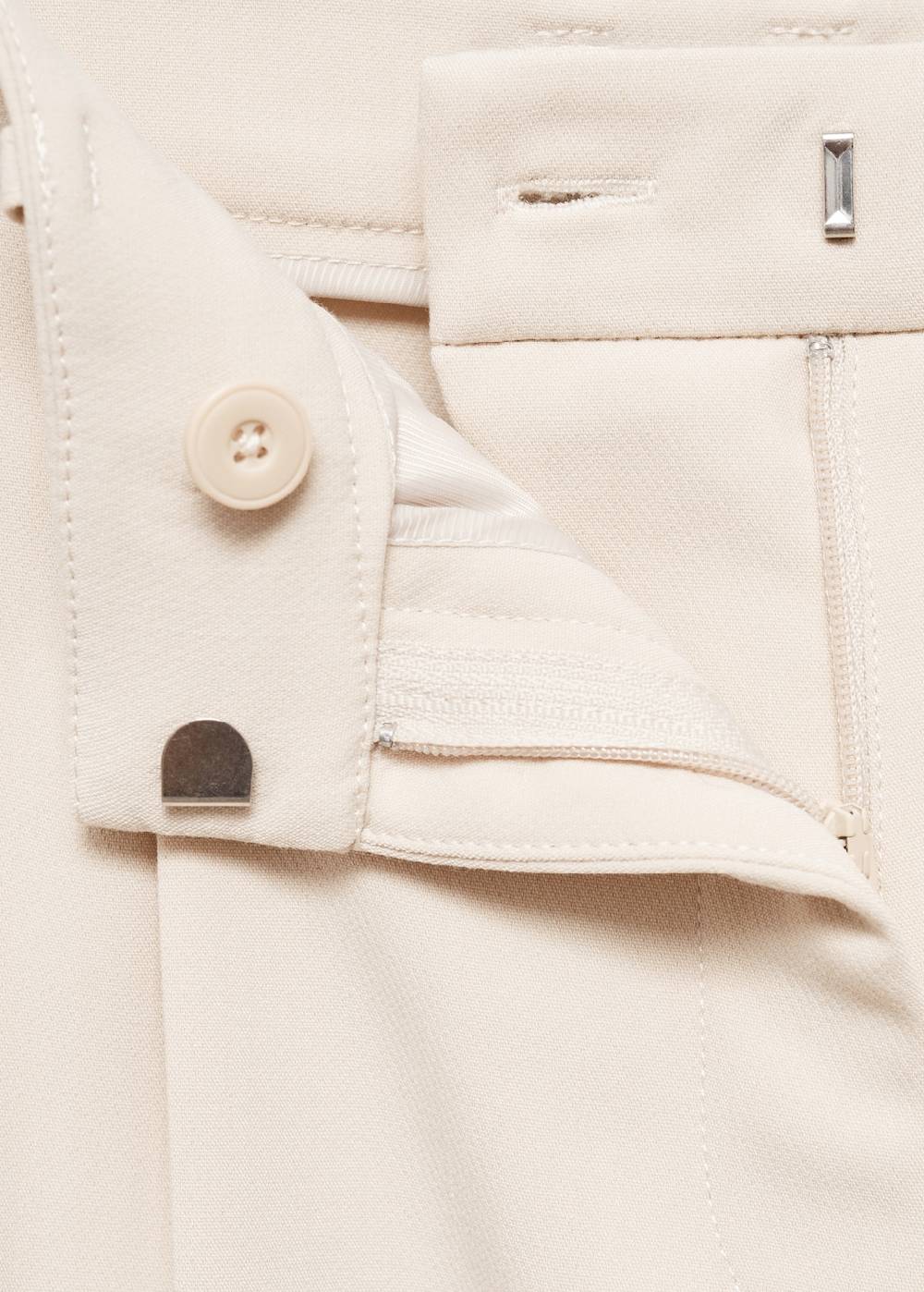 Mango Gerade Bundfaltenhose Begrenztes Angebot