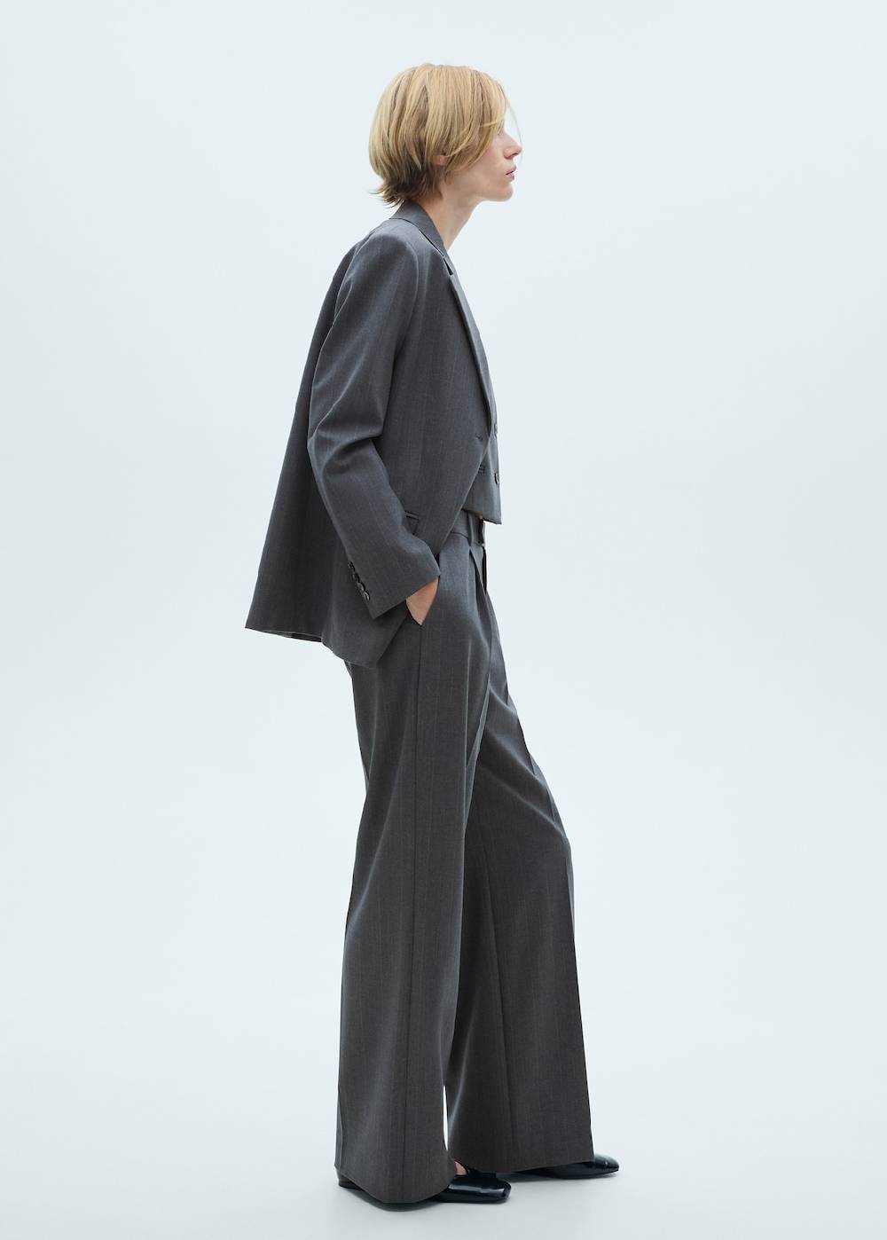 Mango Anzughose mit Nadelstreifen Online Shopping