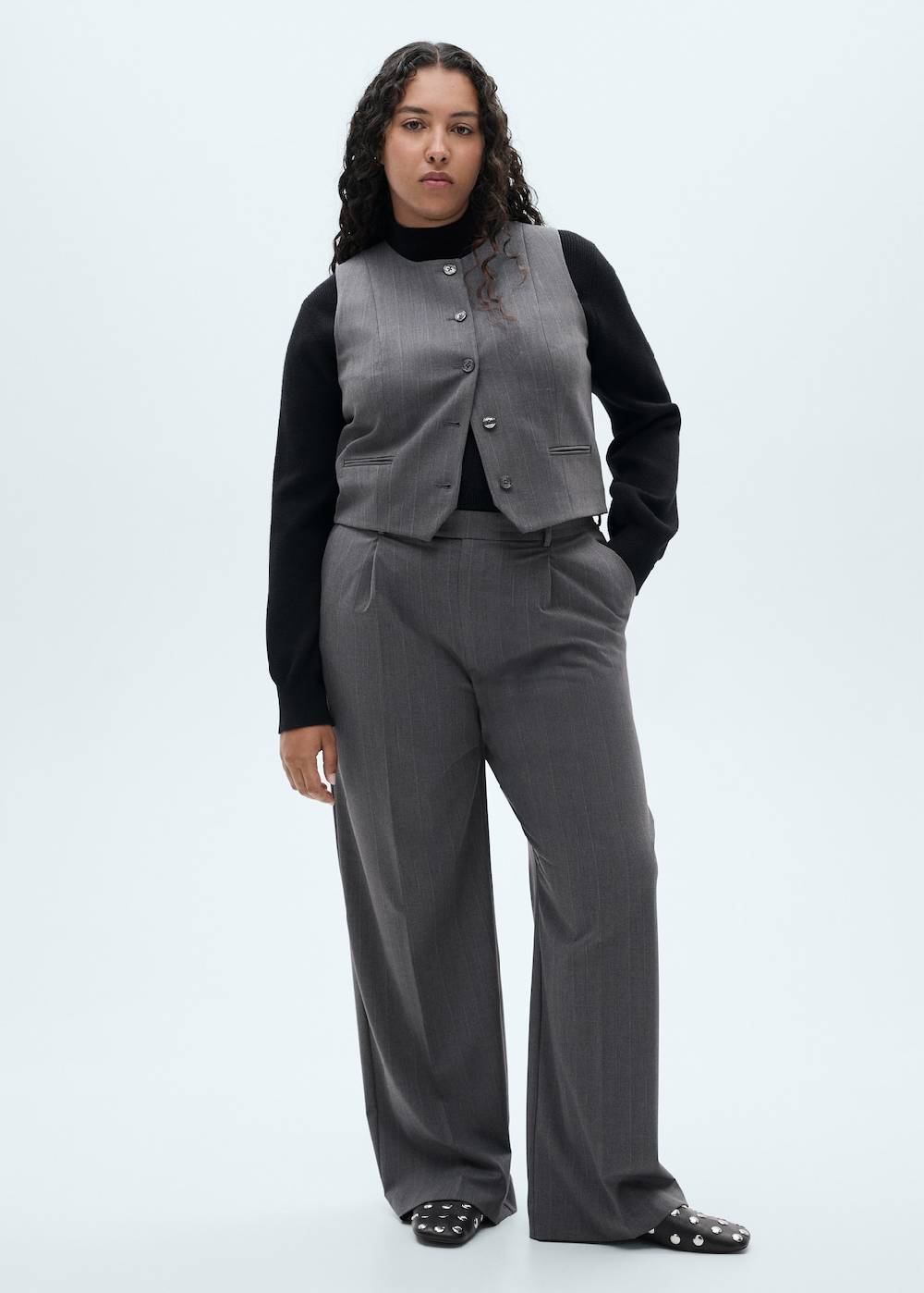 Mango Anzughose mit Nadelstreifen Online Shopping
