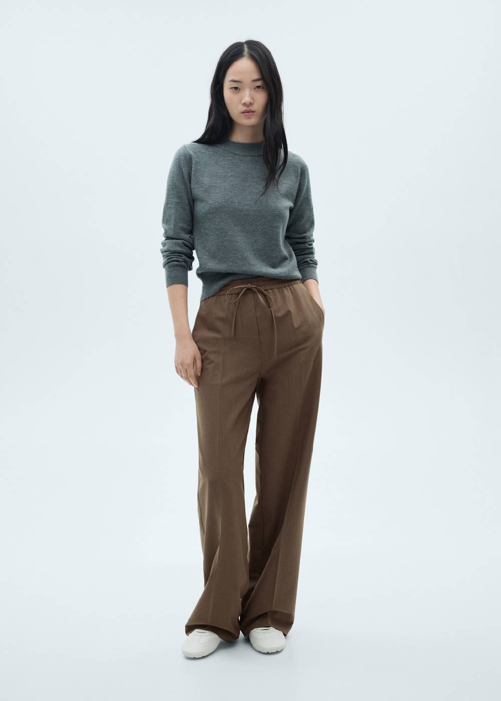 Mango Gerade Hose mit Stretchbund Exklusivangebot