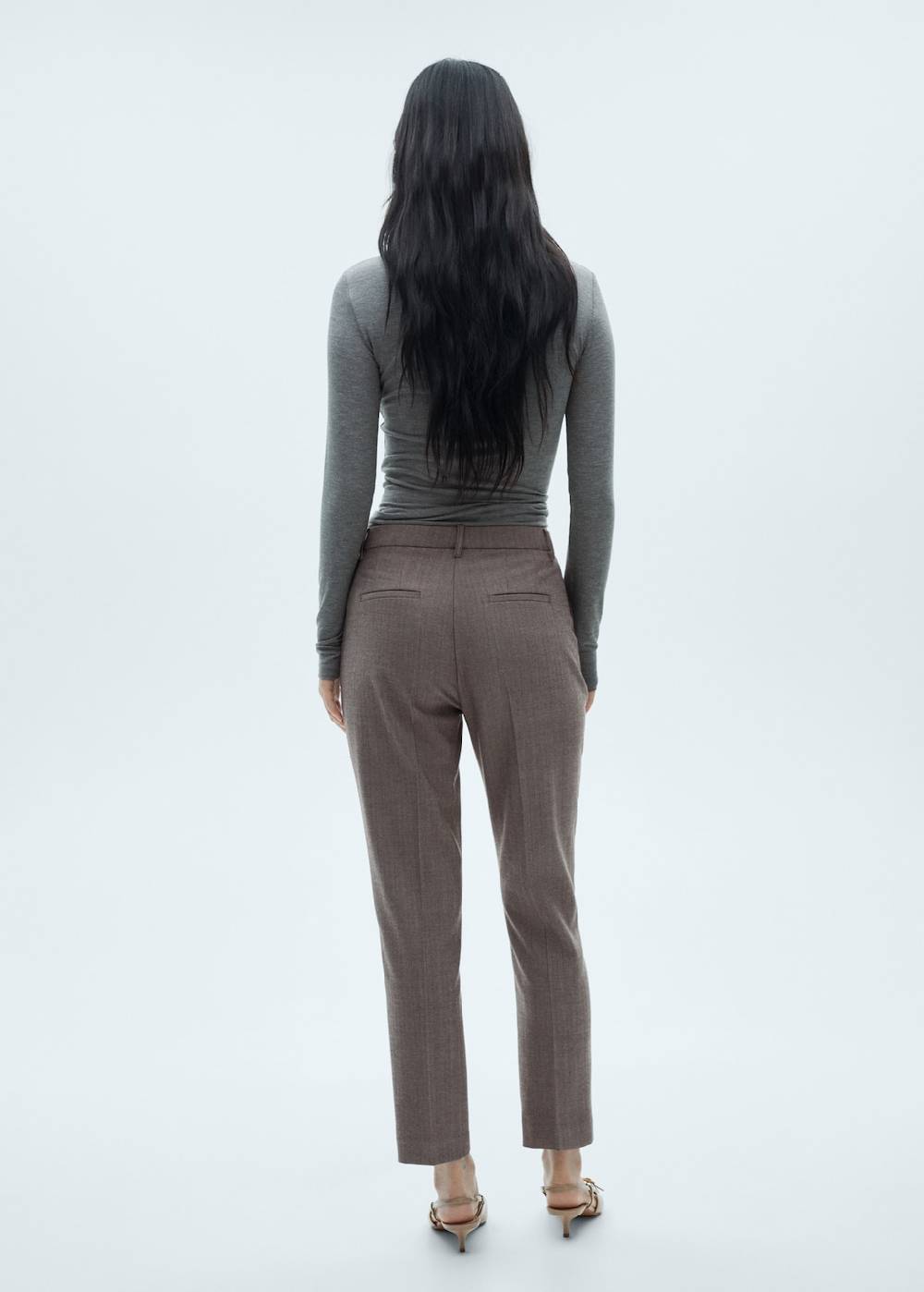 Mango Skinny Hose mit mittelhohem Bund Weihnachtsangebot